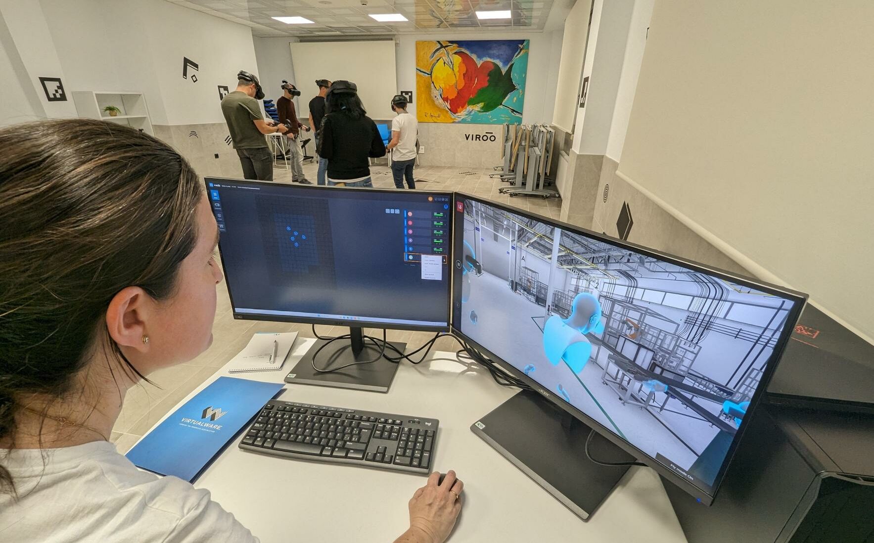 Managing a VIROO room