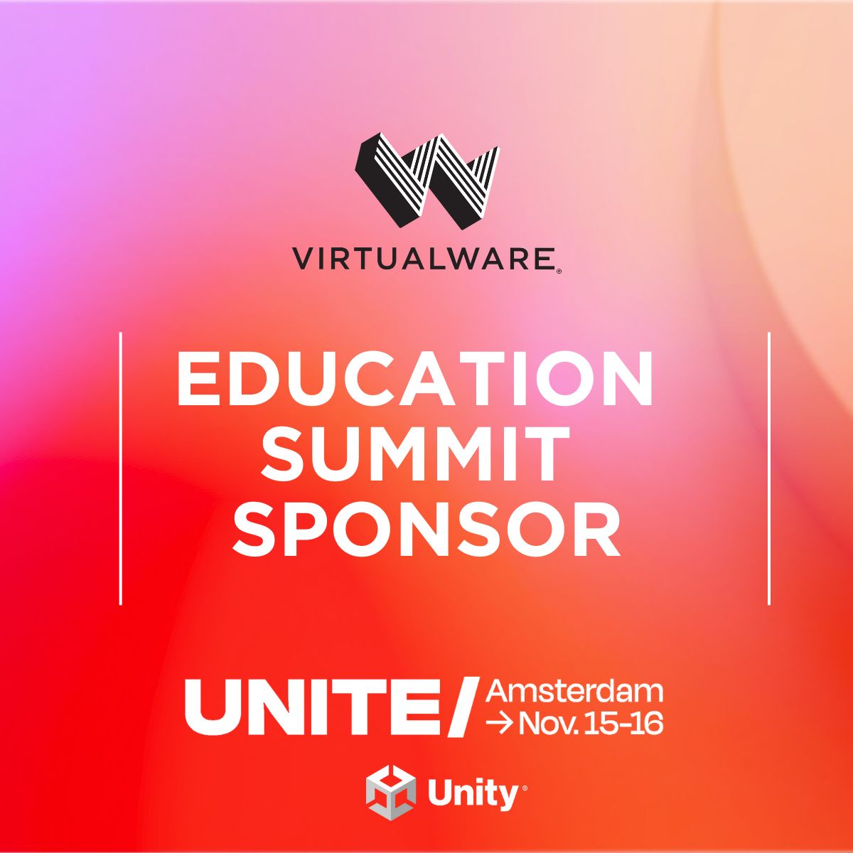 Virtualware EDUCATION SUMMIT SPONSOR